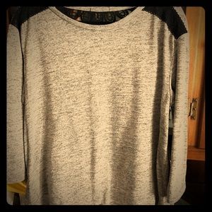 Lane Bryant Women’s High Low peekaboo back top